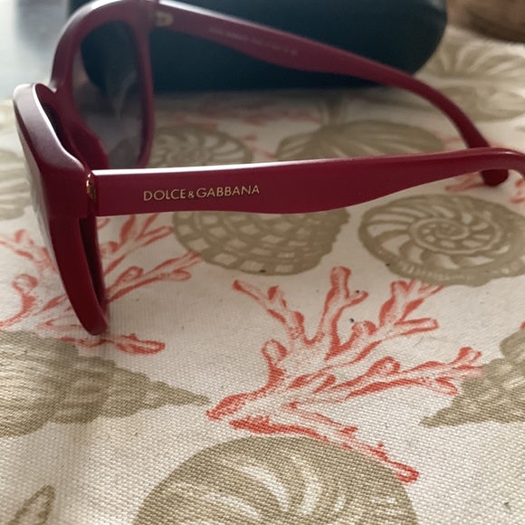 Dolce and Gabbana (Burgundy color) Sunglasses style # DG4149 - Picture 6 of 10